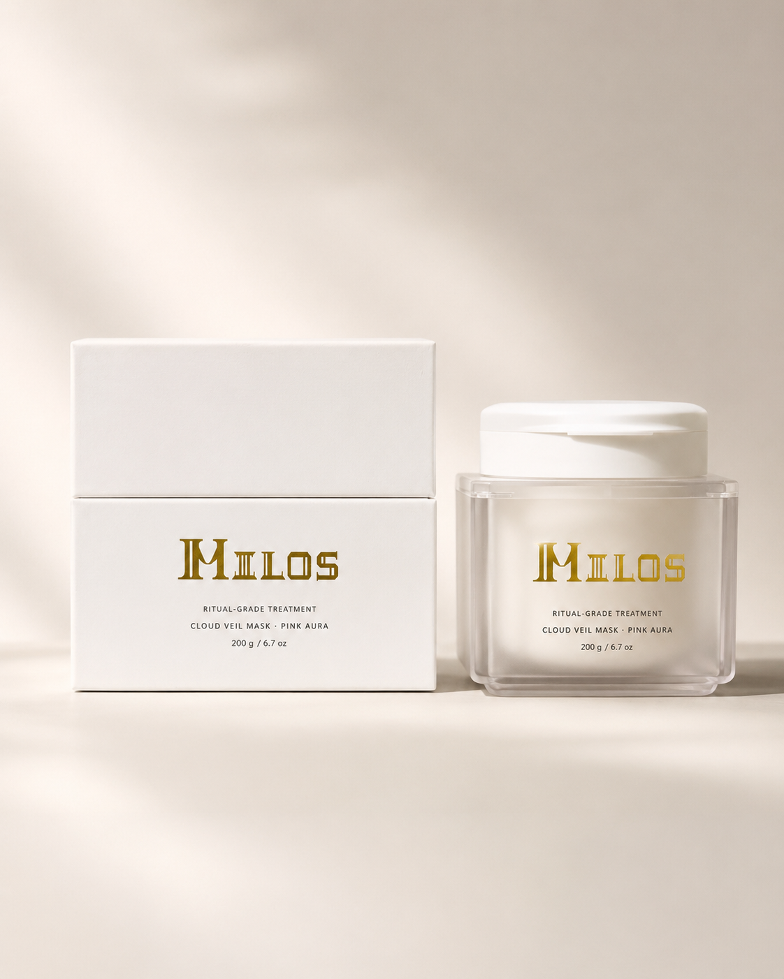 MILOS 雲霜膜｜粉黛 Cloud Veil Mask · Pink Aura
